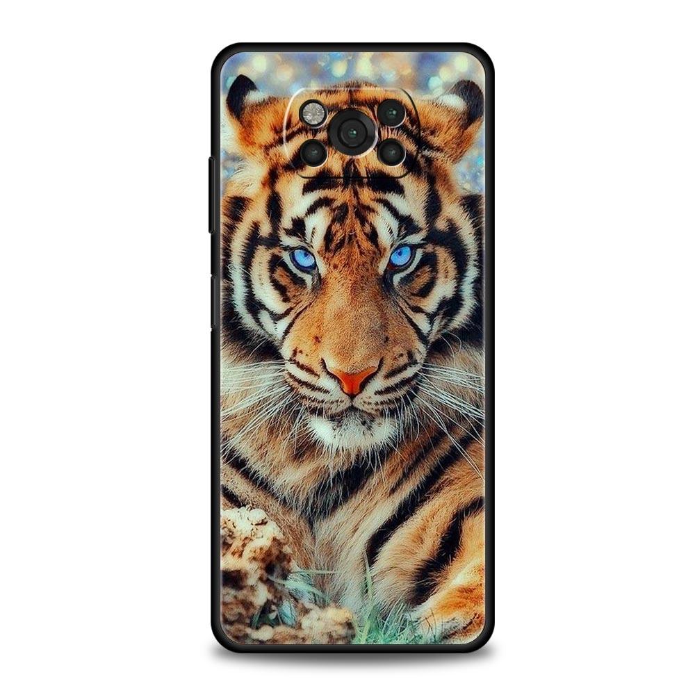 Tiger Lion Leopard Phone Case For Xiaomi Mi Poco X3 NFC M3 F4 F3 M4 X4 Pro 5G Note 10 12 Lite 11 11T 10T 11X 13 12T Pro 9T Cover