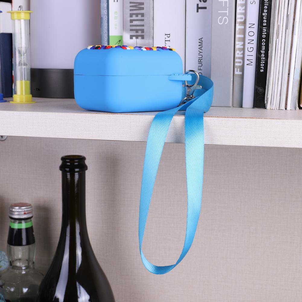 Silicone Cover Case Washable Protective Cover with Lanyard Protective Holder Skin for Bitzee Digital Pet Interactive Virtual