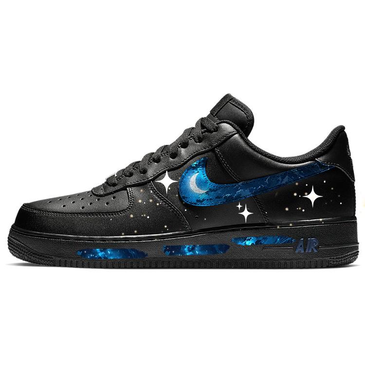 

Nike Air Force 1 Dark Blue, Aqua Starry Sky Slip Resistant Cushioning Low top Skateboard Shoes Women s Black DD8959-001(Team366-) 35.5