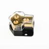 Solid Brass Car Power Distributor Block High Performance 2 Way Copper Car Audio PowerGround Splitter 0/4gauge AWG