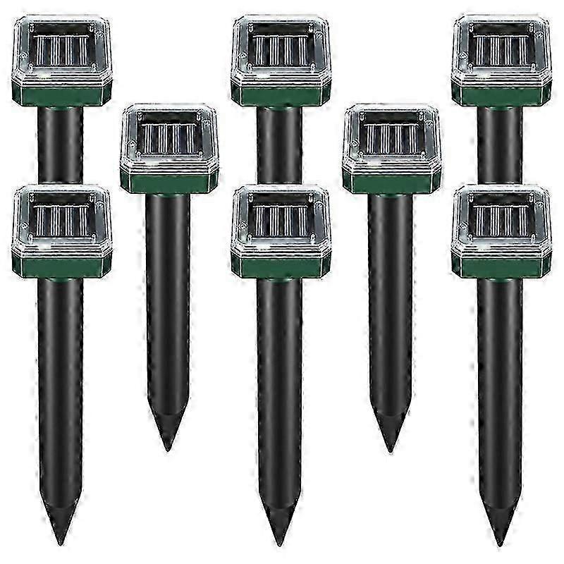 8 Pack Solar Powered Snake Repellent for Outdoors,Ultrasonic Snake Repellent,Solar Snake Repellent F Szsh 105