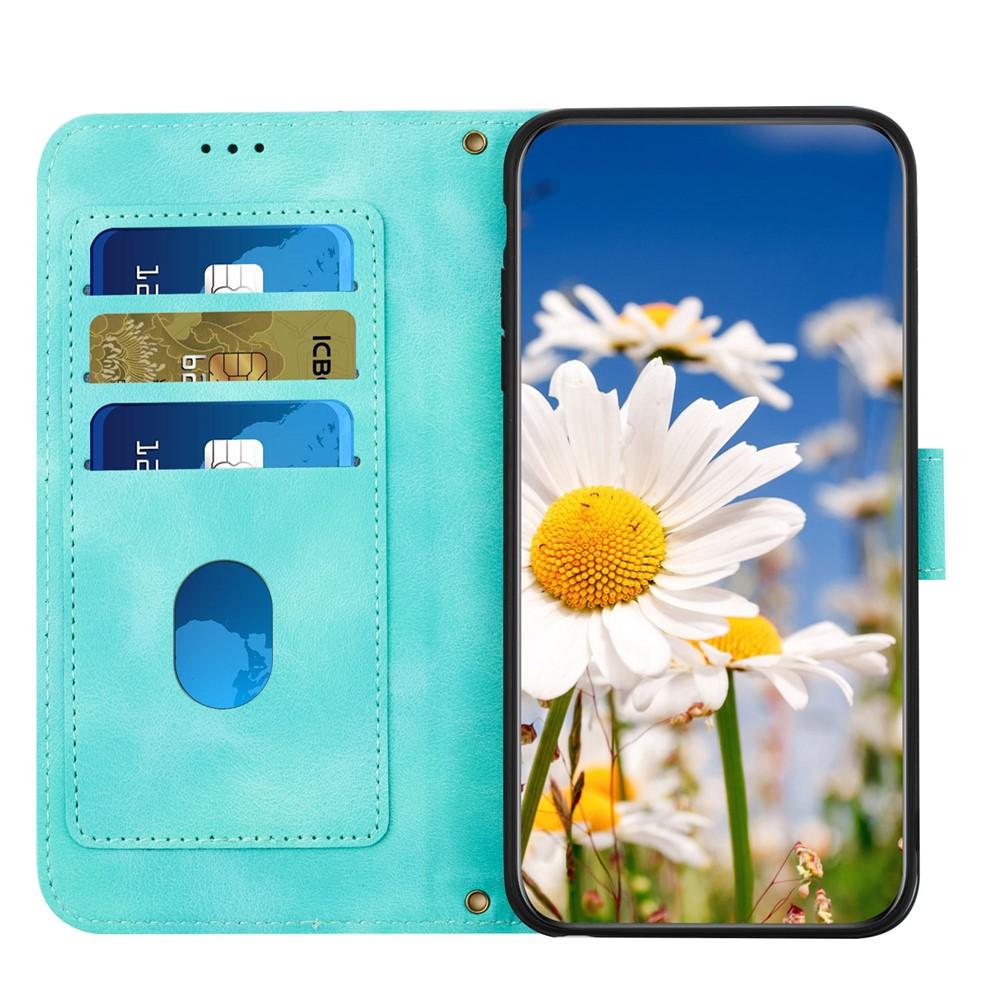 Case for X8d - Leather/PU, Green, With Card Holder