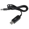 USB to DC5.5x2.1mm Charging Cable 5V to 9V Step up Converters Power Cable for Routers and Camera 5.5x2.1mm Connectors