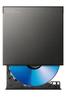 Logitec Portable DVD Drive with Burning Software Black USB3.2 (Gen1) Type-A Type-C LDR-PWA8U3CLBK