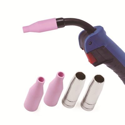 5Pcs Mb15Ak Mig/Mag Gas Ceramic Nozzle Welding Gun Torch Tip Nozzle Shield Cup