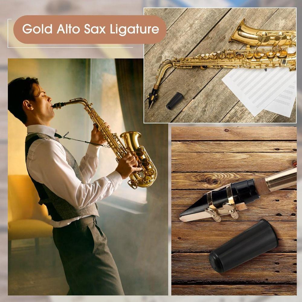 DIY Alto Sax Mouthpiece Kit Instrument Supplies Alto Sax Ligature Saxophone Mouthpiece