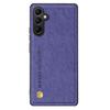 For Samsung Galaxy S25+ Case Cross Texture Leather+TPU Phone Cover Support Magnetic Car Holder