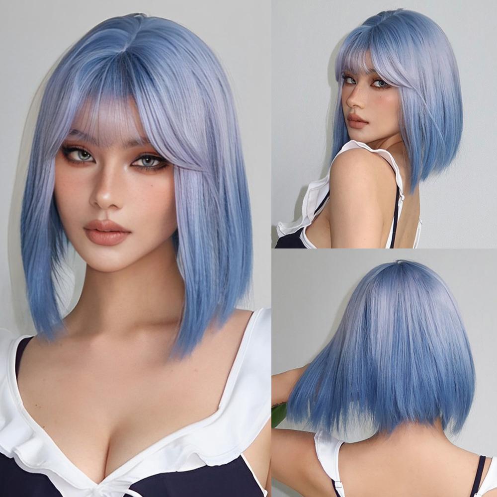 

Короткие кудрявый блонд синтетические парики с челкой платиновый золотой парик Лолита для косплея для женщин повседневный вечерний косплей термостойкий