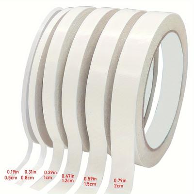 1 Rolle doppelseitiges Klebeband für Kunst, Scrapbooking, Kartenherstellung, Geschenkverpackung, DIY, Büro- und Haushaltsbedarf, Schulbedarf