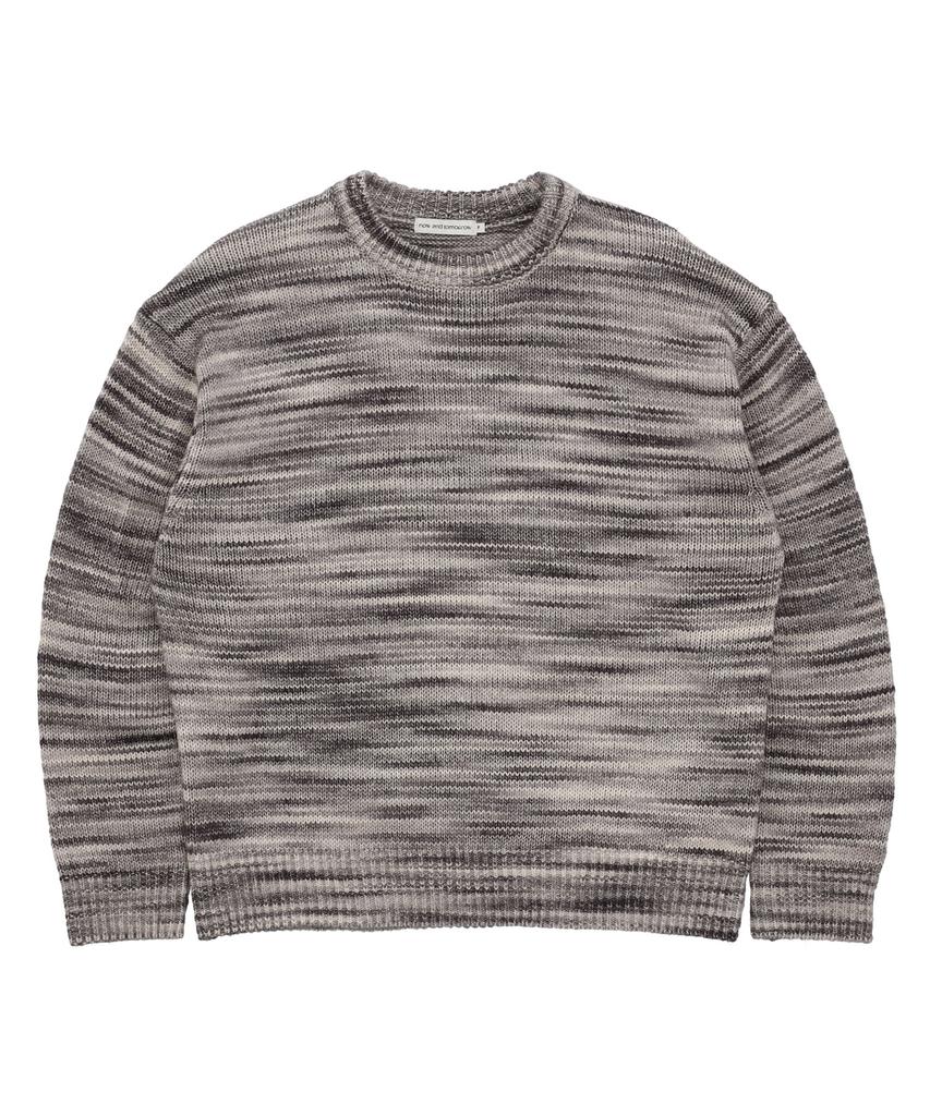 NOWANDTOMORROW Color Mix Pullover [2 Color]
