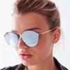 Classic Vintage Round Sunglasses Women Men Luxury Designer Punk Metal Mirror Shade UV400 Sun Glasses