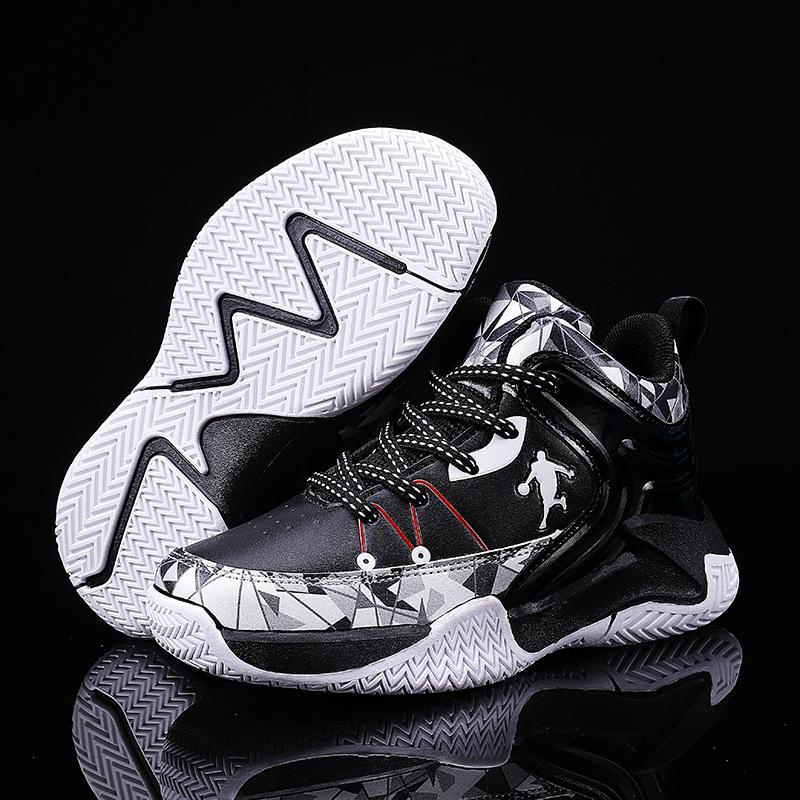 

Детские баскетбольные кроссовки, кожаные водонепроницаемые кроссовки для мальчиков, осенне-зимние детские уличные кроссовки среднего и большого размера 31