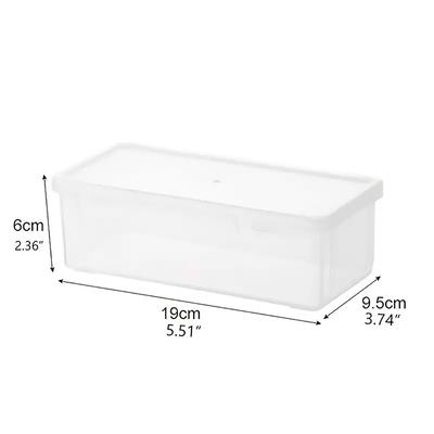 Mit Schnallen-Federmäppchen Große Kapazität Transparent Wasserdicht Schlamperetui Staubdicht Kunststoff Schreibtisch-Aufbewahrungsbox Filzstifte
