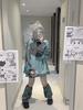 Sickly Long Size M [XHSUKADO] Zip-up Hoodie, Cute, Color-Changing, Coat, Sweatshirt, Top, Cute, Sleeve, Clothing, Subculture, Y2K, Shibuya, Harajuku,