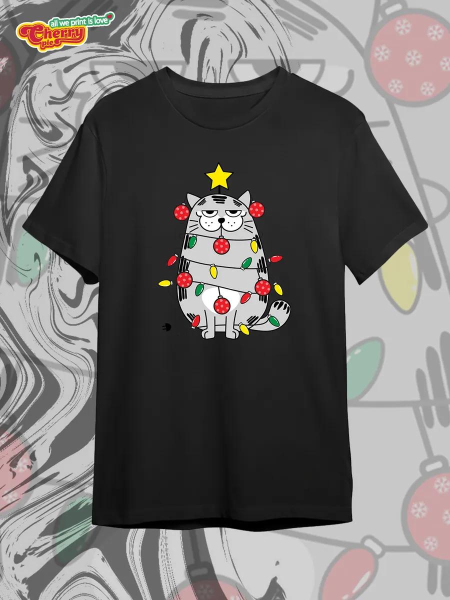 Black T-shirt with Ganesha print 2XL