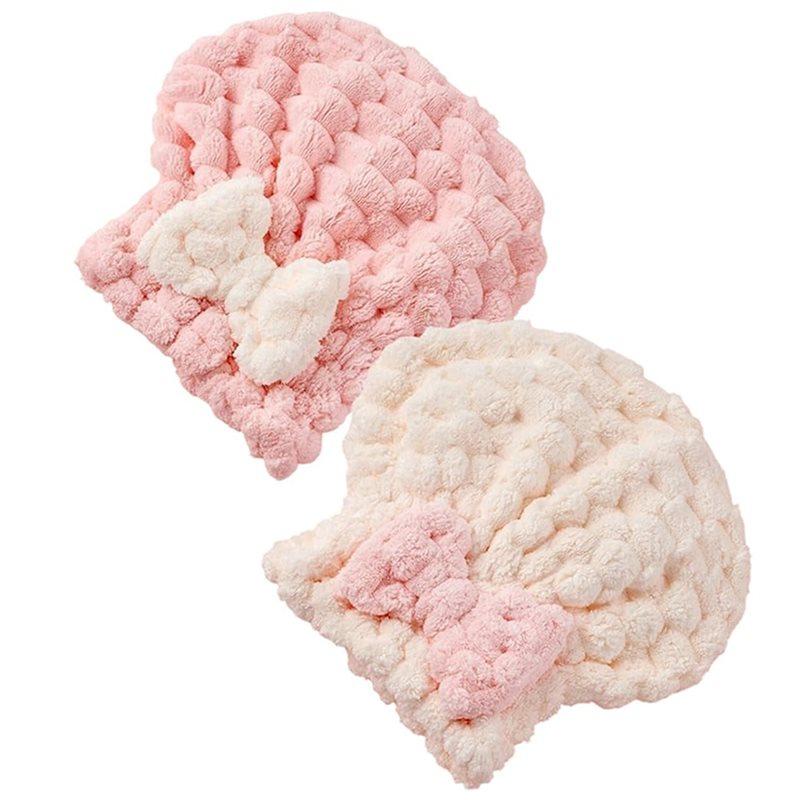 

A25F-2 PCS Absorbent Hair Towel Wrap Shower Caps Microfiber Hairs Towel Dry Quick Hairs Turban Wrap Home And Travel