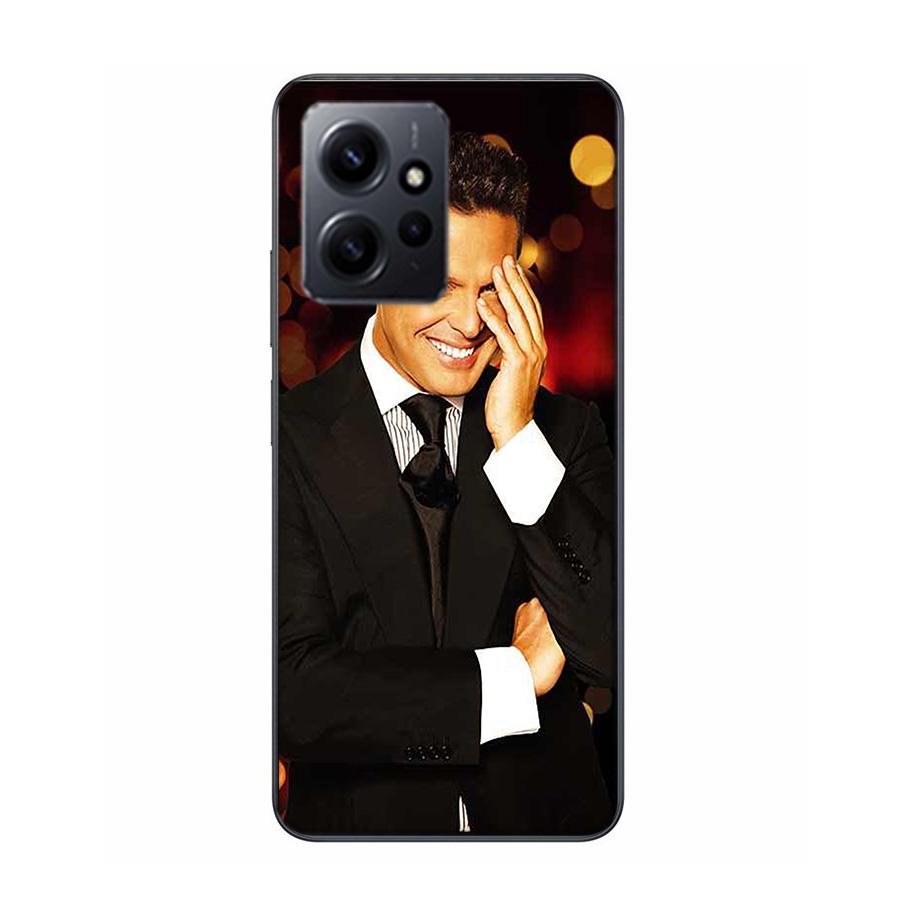 

L-Luis Miguel Singer Phone Case For Redmi 12 13C 12C 15C 9 10 10C Note 13 Pro Plus 14 15 Pro 9T 9C 9A TPU Soft Cover Clear Cell Redmi Note 12S
