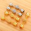 1Pc Magnetic Buckles Practical Diamond Studded Convenient Necklace Connecting Buckle DIY Scarf Magnetic Buckle Jewelry Buttons