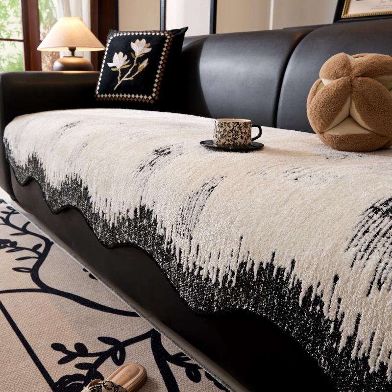 

Неправильная подушка для дивана, легкая роскошь, плюшевая, устойчивая к царапинам от кошек, специальная машинная стирка, кожаная подушка для сиденья для прямого дивана 90*240cm