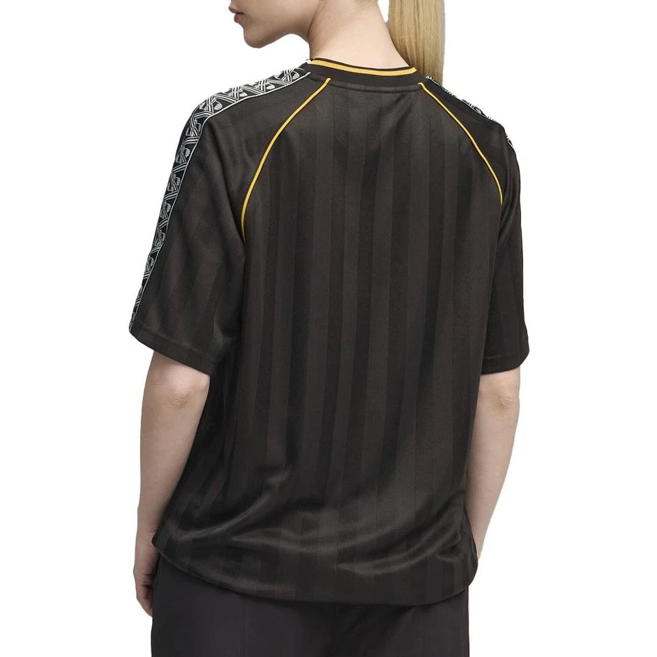 Puma King Letter Logo V-Neck Loose Short Sleeve T-Shirt Unisex Tops 632563-01
