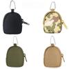 Mini Portable Coin Pouch Key Wallet Holder Men Coin Purses Pouch Bag Keychain Zipper Pocket Outdoor Key Bag