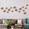 3D Resin Bird Wall Decor, No-Drill Hanging Decorative Birds for Home Wall Art