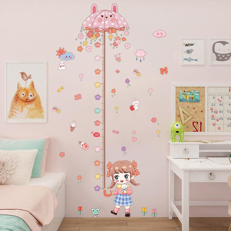 Height Stickers for Children's Home Removable Wall Stickers for Self-adhesive Decoration Creative Measurement Stickers for Children