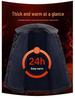 Men's Fleece-Lined Lapel Cotton Jacket - Casual, Warm Outerwear for Middle-Aged and Elderly Dads