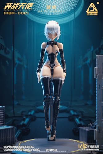 LOSCONT Armed Battle Angels Series ABA 002 Dark Hornet 1/12 Scale PVC, ABS, POM, and Fabric Painted Movable Figure