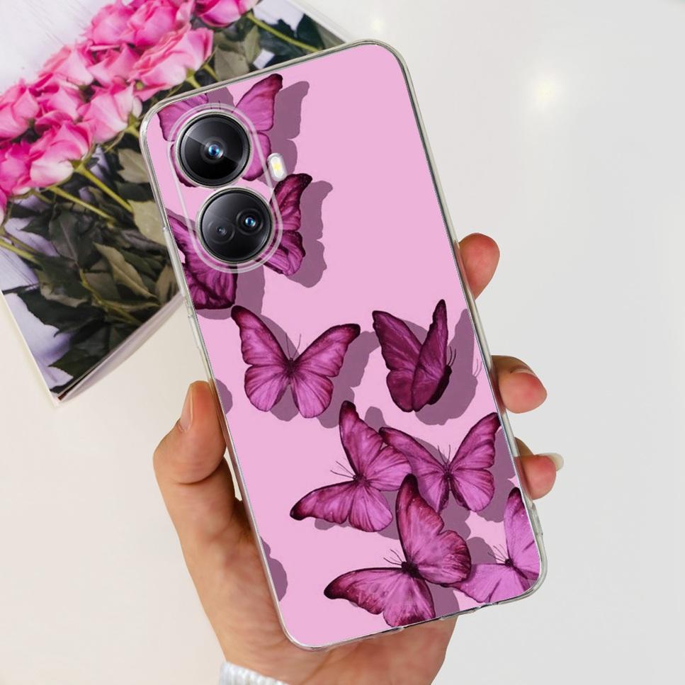 For Realme 10 Pro+ 6.7" RMX3687 Case Cute Cartoon Astronaut Cat Soft Silicon TPU Cover For Realme 10 Pro Plus Bumper Phone Case