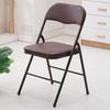 Compact Folding Office and Dining Chair with Backrest