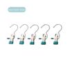 5PCS/set Multifunctional Hook Clips Stainless Steel Clothespins for Clothes Hats Pants Portable Travel Hooks Wardrobe Organizer