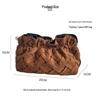 Cherry Corduroy Large Capacity Evening & Travel Clutch Bag