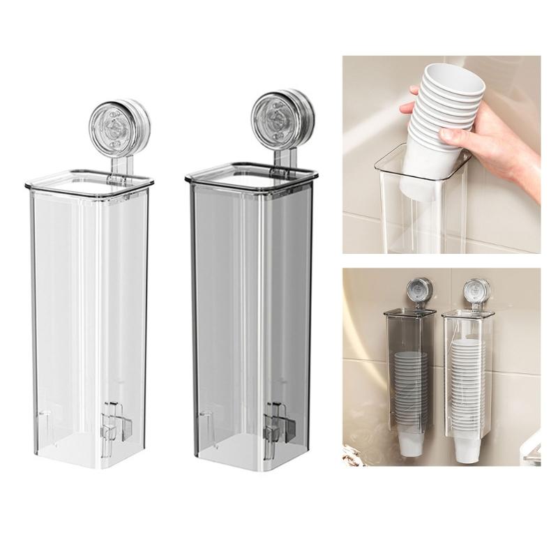 Without Drilling Paper Cup Storage Rack Home Accessory Stylish for Desk and Table Use Various Occasions Organizers