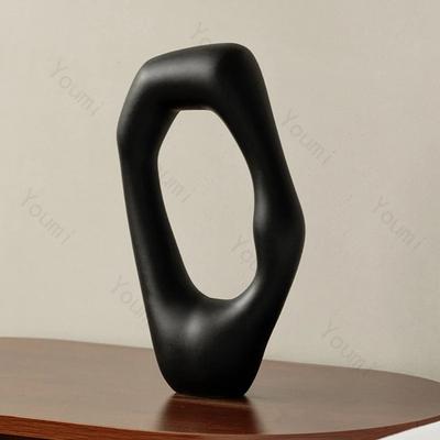 Adornos Irregulares de Resina Hueca Estilo Retro Accesorios de Decoración para Hogar y Alojamiento Nórdico Accesorios de Obras de Arte de Escritorio