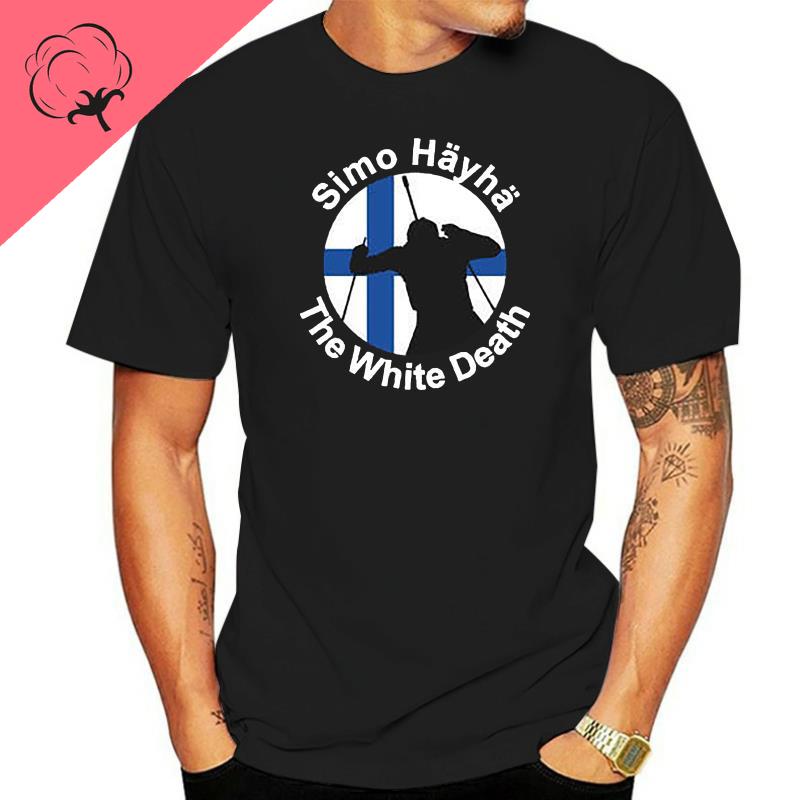 Simo Hayha The White Death Finnisher Scharfschutze Rote Armee T Shirt New Fashion Cool Casual Harajuku Stretchy Unique T Shirts
