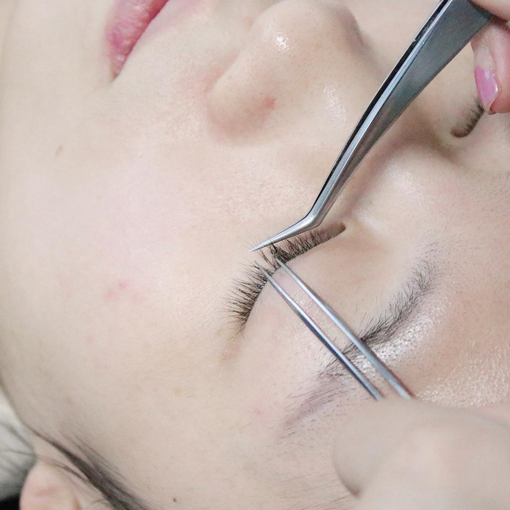 1PC/2PC Precison Eyelashes Tweezer Professional for Making Fine Lashes Extension Anti-static Tweezer Excellent Closure