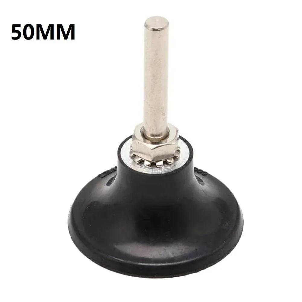 Schleifscheibenhalter 25/50/75MM Schwarzer Halter Schleifwerkzeug 1/4 Zoll Schaft 1 Stück 20000 U/min Schneller Wechsel Gummi+Stahl
