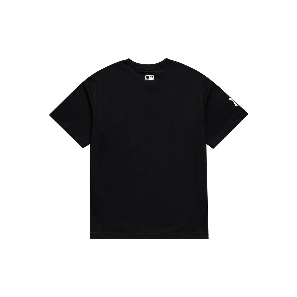 MLB SS23 New York Yankees Vintage Floral Print Cool Dry Trendy Short Sleeve T-Shirt Unisex Tops Black 3ATSI0133-50BKS