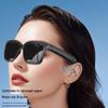 AI Smart Bluetooth Glasses: Wireless Headphones with Real-Time Translation In 100+ Languages, Music Streaming, and Call Features.
