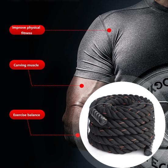 Zatížené švihadlo s protiskluzovou rukojetí Svalový trénink Cvičení Těžké švihadlo Fitness vybavení