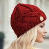 Thick Women Knitted Hat Coldproof Warm Streetwear Caps Fashion Winter Hat  Autumn