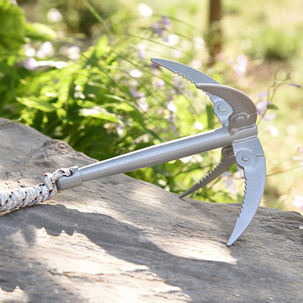 Foldable 4 Claw Anchor Sickle Water Grass Plants Cutter Machine Grasses Sharp Knife Garden Tools Fishing Accessories Tackle New