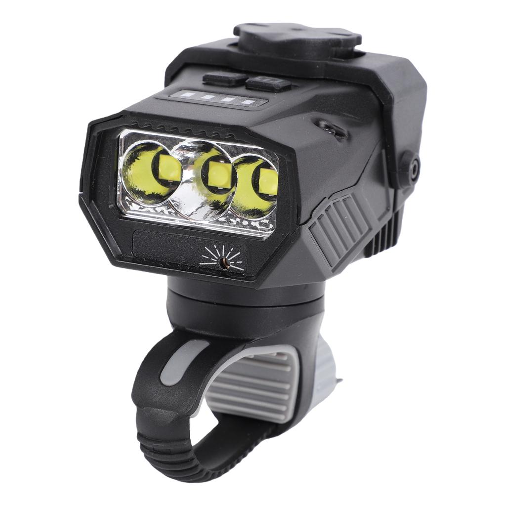 Bike Light Rechargeable Mountain Bike Headlight Wide Beam Rechargeable Water Proof Portable for Night Riding