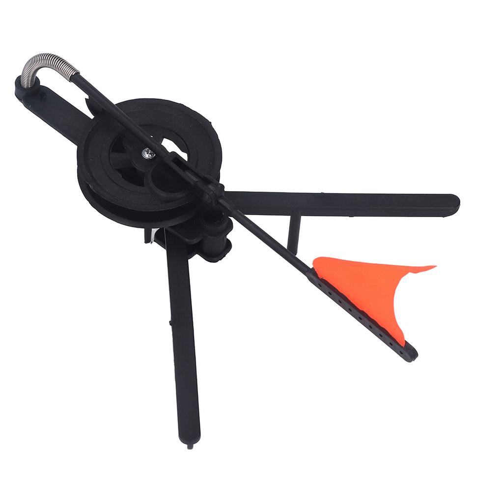 Winter Ice Fishing Flag Marker Triangular Structure Fixed Tip Up Ice Fishing Flag Pole Indicator