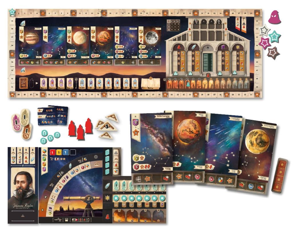 HobbyJAPAN Galileo Galilei Japanese Edition Ages Board Game (1-4 Players, 60+ Minutes, 13+)