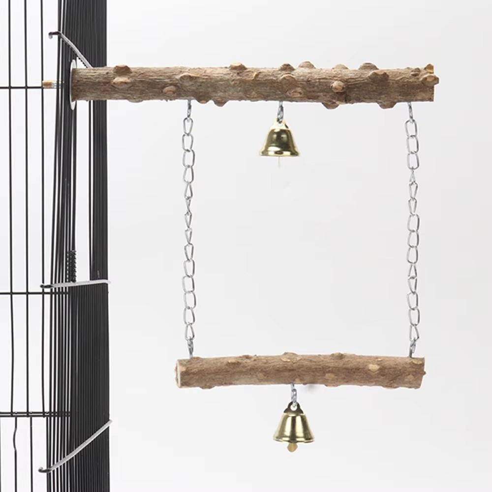 Claw Grinding Parrot Suspension Bridge Toys Durable Pole Standing Bird Toys Birdcage Accessories