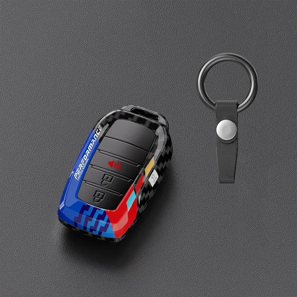 gztcv2 Car Key Case Cover Shell For Toyota Land Cruiser 200 300 Prado Crown TLK 200 Yaris Cross Hilux Innova Fortuner Camry 55