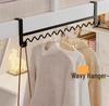 Dormitory Bedside Wavy Clothes Hanger Hooks with Storage - Limited-Time Offer for Newcomers