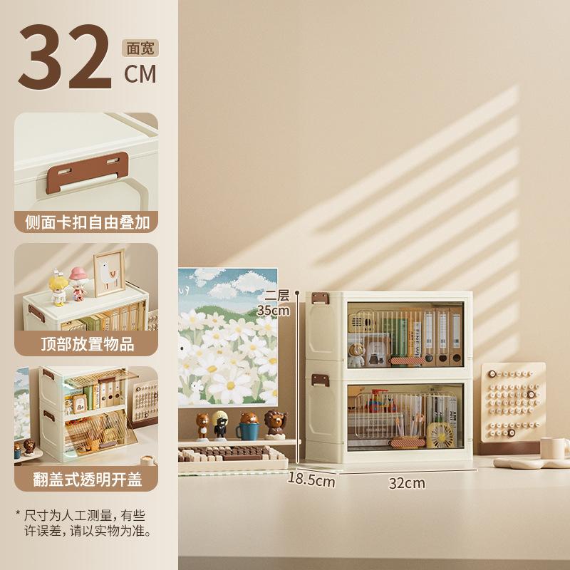 Plastic Large Capacity Multifunction Folding Storage Boxes Without Universal Wheels Dustproof Wardrobe Closet Organizer